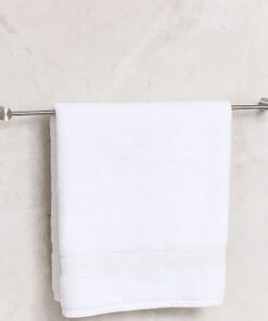 Alternative view of Dizajnový vešiak na uteráky a osušky v brúsenej niklovej farbe