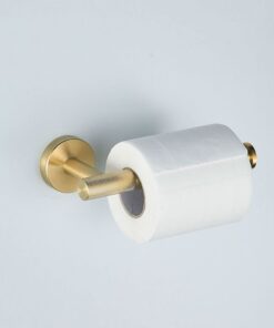 Alternative view of Dizajnová rúčka na toaletný papier v brúsenej zlatej farbe