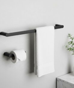 Alternative view of Set doplnkov do kúpeľne, 4 kusy v matnej čiernej farbe