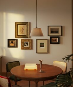 Tienidlo pre závesnú lampu Impero M, Light grey wool – Obrázok 3
