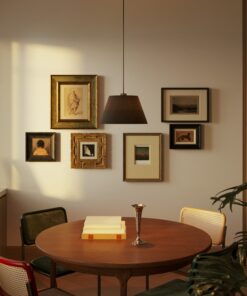Tienidlo pre závesnú lampu Impero M, Dark grey wool – Obrázok 3