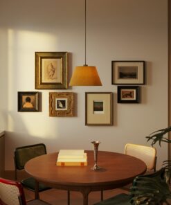 Tienidlo pre závesnú lampu Impero M, Mustard wool – Obrázok 3