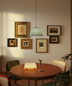 Tienidlo pre závesnú lampu Impero M, Green doubt canvas – Obrázok 3