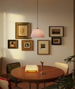 Tienidlo pre závesnú lampu Impero M, Lilac canvas – Obrázok 3