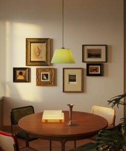 Tienidlo pre závesnú lampu Impero M, Pistachio green Cinette – Obrázok 3