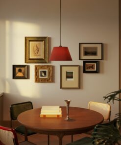 Tienidlo pre závesnú lampu Impero M, Lobster red wool – Obrázok 3