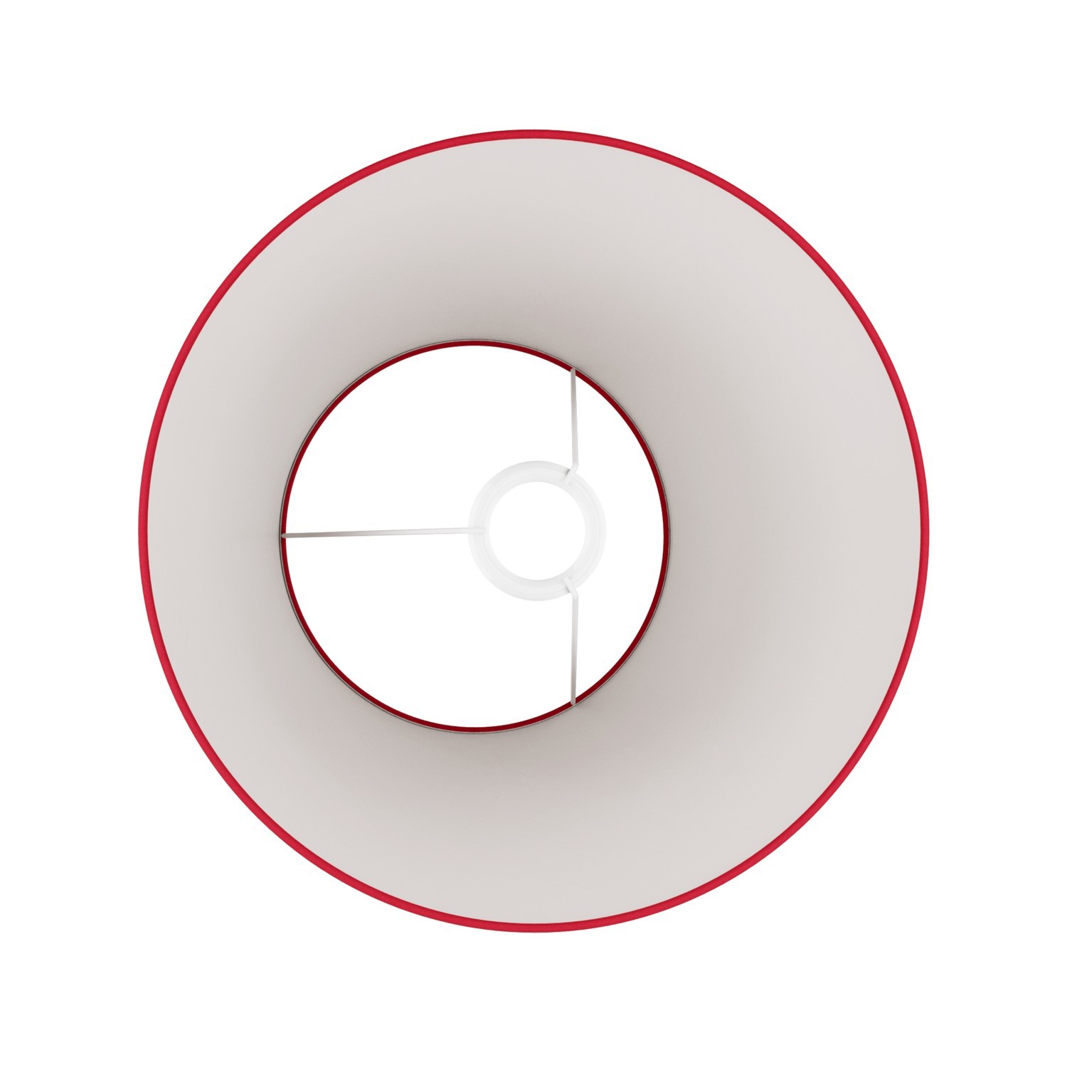 Tienidlo pre podlahovú lampu alebo nástenné svietidlo - Impero M, Red canvas – Obrázok 2