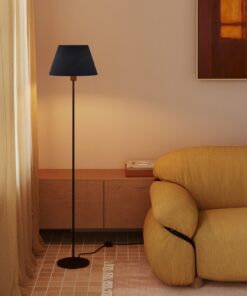 Tienidlo pre podlahovú lampu alebo nástenné svietidlo - Impero M, Blue wool – Obrázok 3